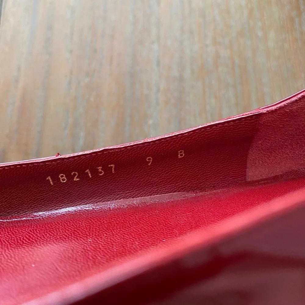 GUCCI Red Patent Leather Ballet Flats - Picture 7 of 14